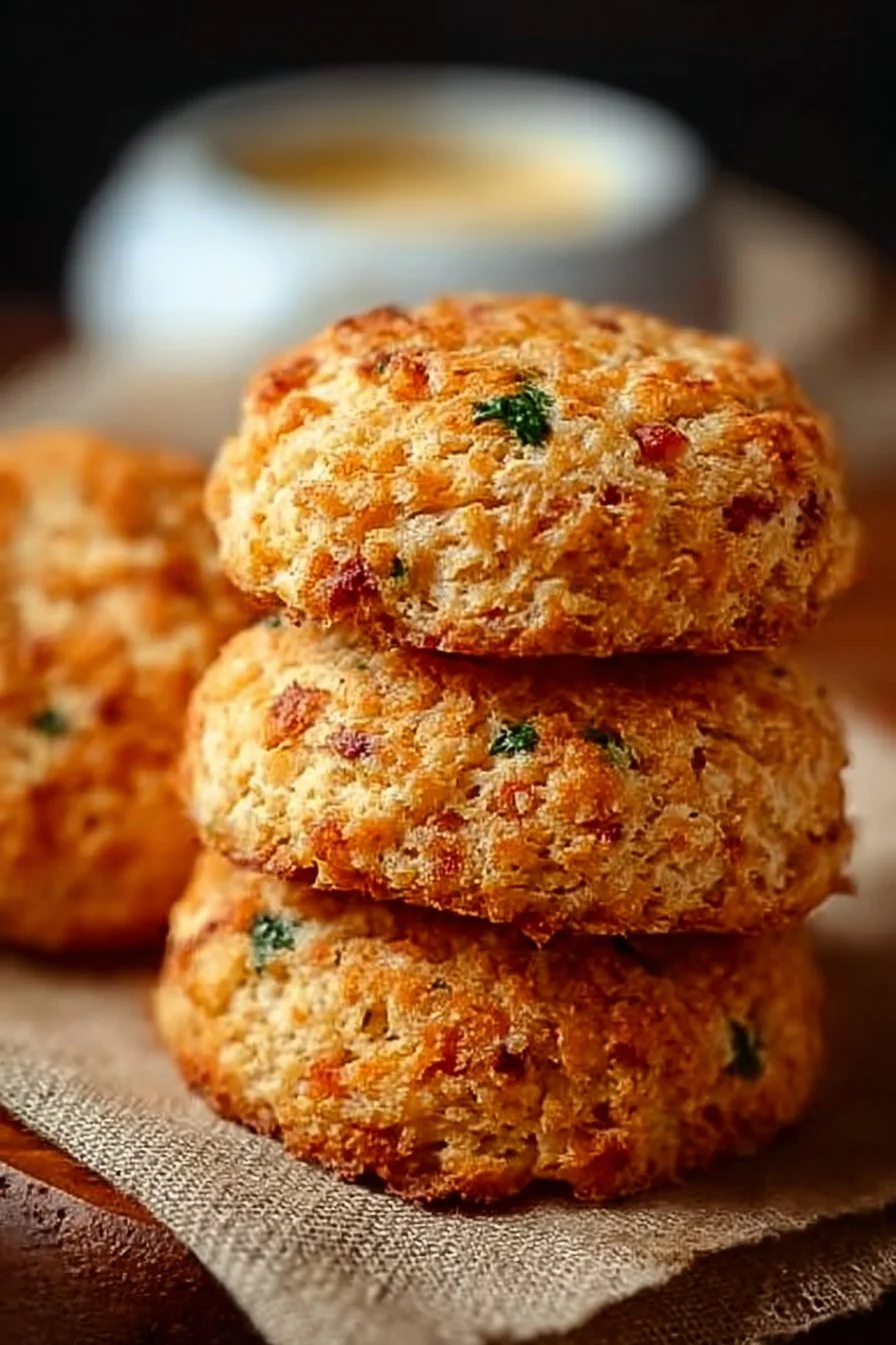 Delicious breakfast protein biscuits for a nutritious start to your day.