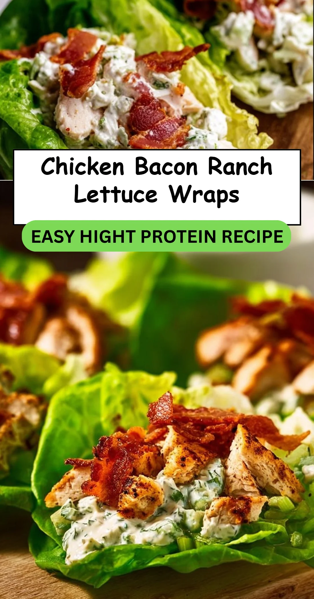 Chicken Bacon Ranch Lettuce Wraps 4 Chicken Bacon Ranch Lettuce Wraps