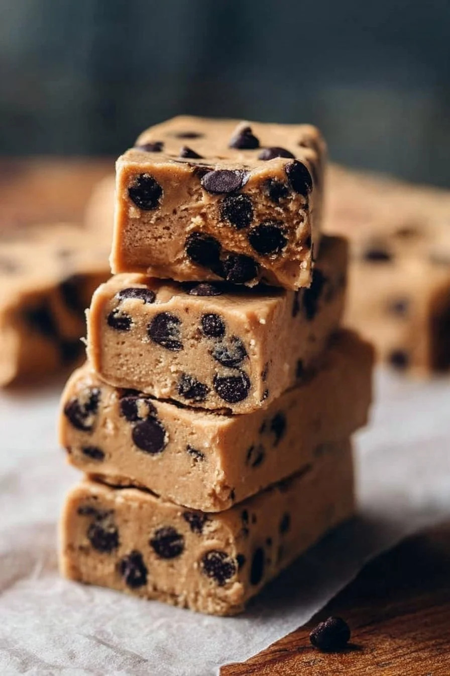 Cookie dough protein bars packed with flavor and nutrients for a healthy snack.