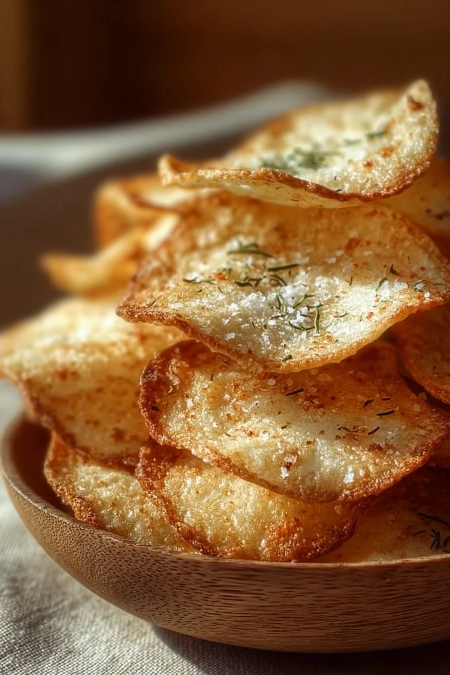 Healthy Cottage Cheese Chips - a protein-packed crunchy snack