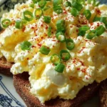 Delicious cottage cheese egg salad served in a bowl.