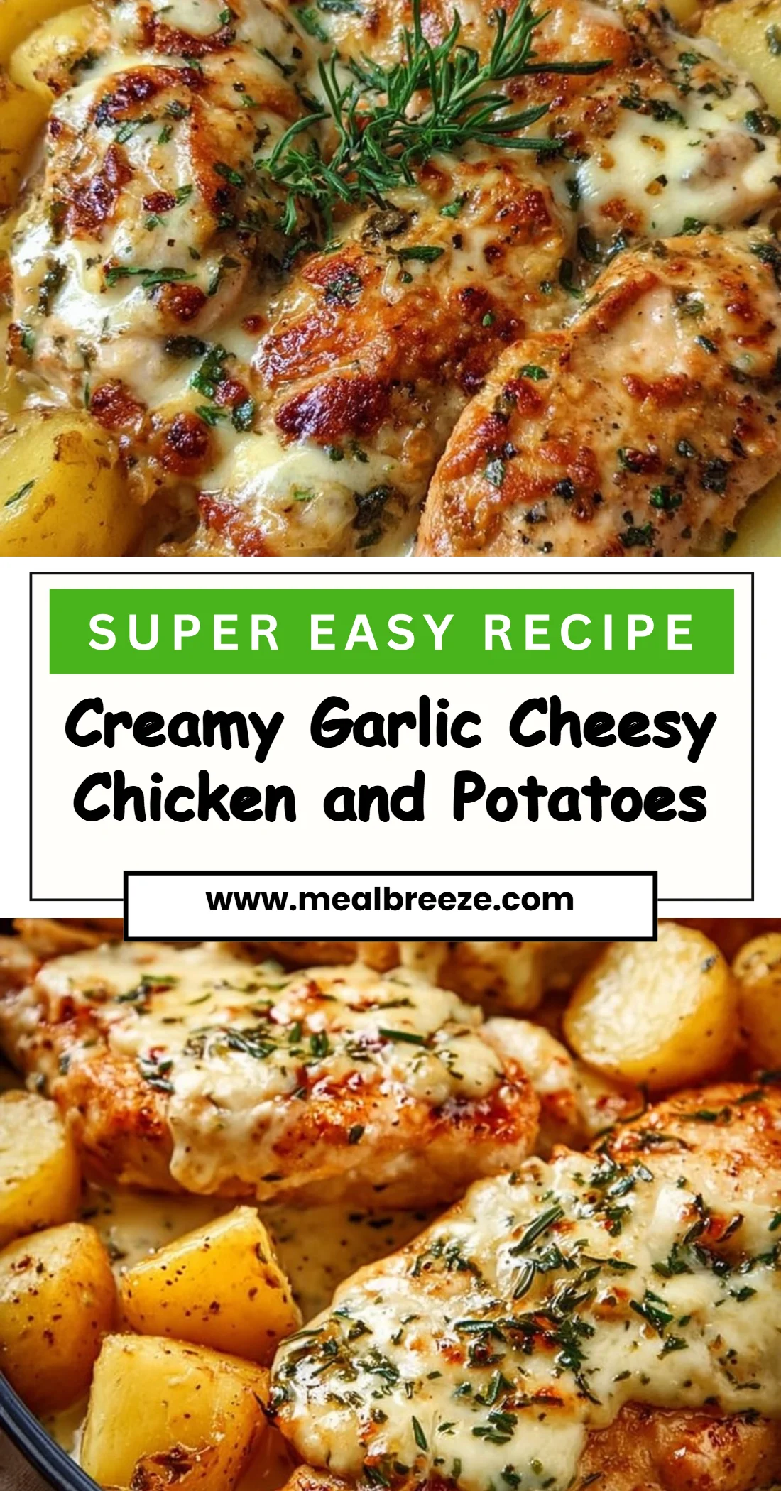 Creamy Garlic Cheesy Chicken and Potatoes 4 Creamy Garlic Cheesy Chicken and Potatoes