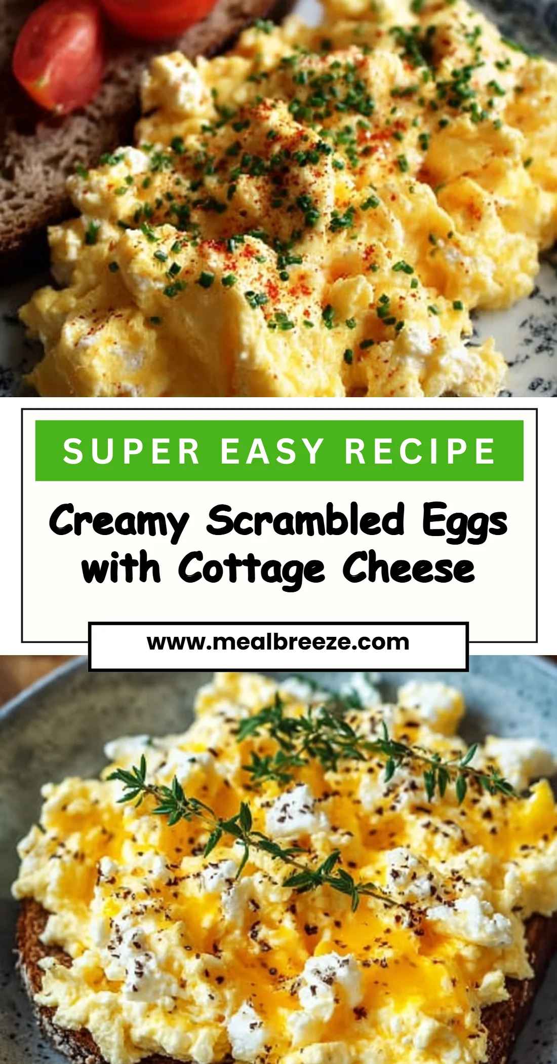 Creamy Scrambled Eggs with Cottage Cheese 4 Creamy Scrambled Eggs with Cottage Cheese