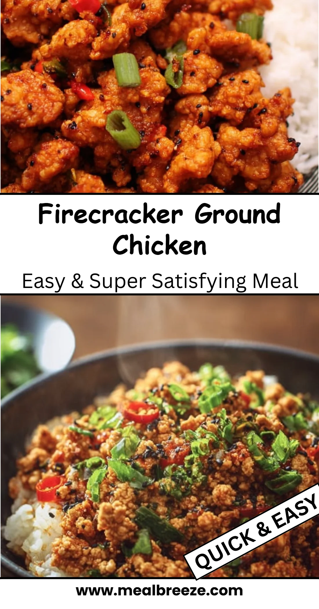 Firecracker Ground Chicken