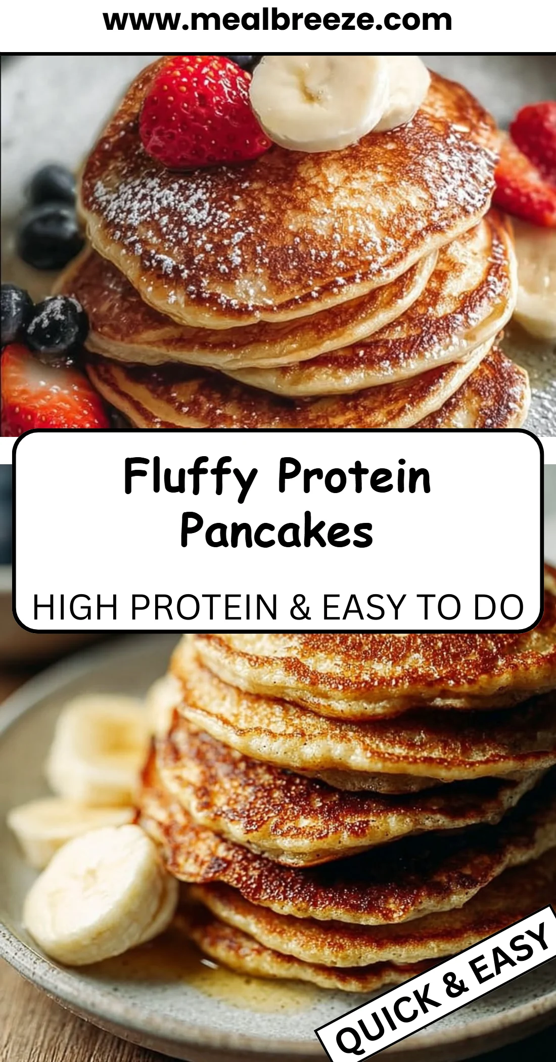 Fluffy Protein Pancakes 4 Fluffy Protein Pancakes
