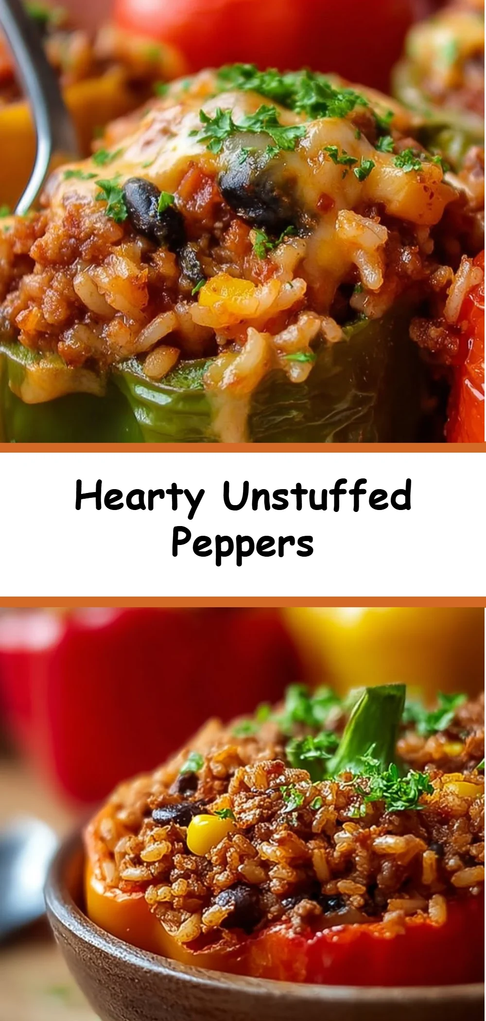 Hearty Unstuffed Peppers