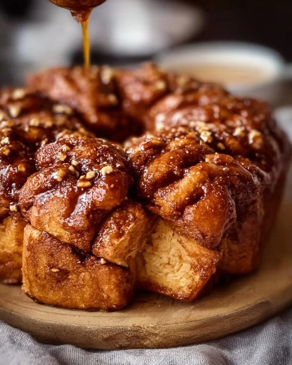 High protein no sugar monkey bread served on a plate