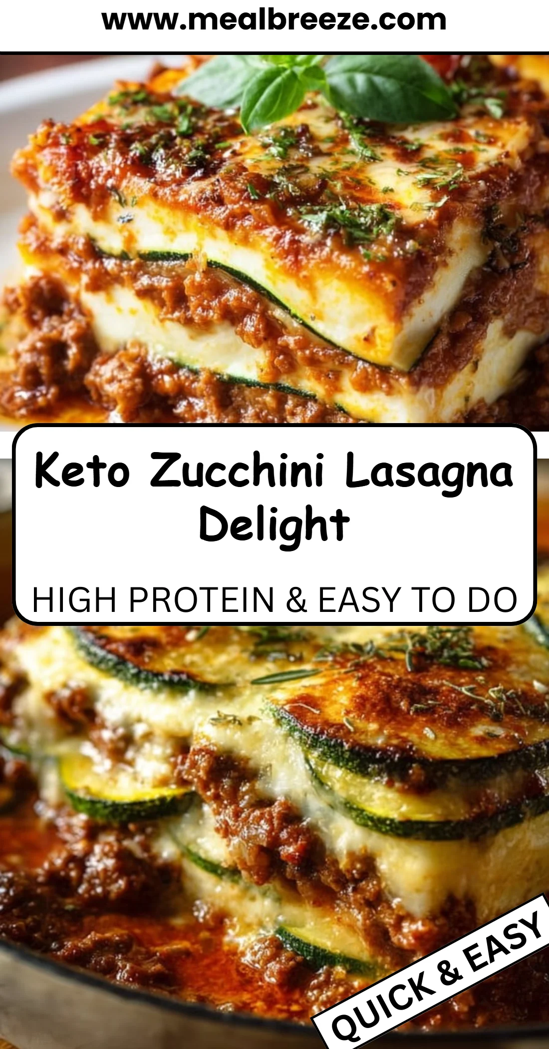 Keto Zucchini Lasagna Delight 4 Keto Zucchini Lasagna Delight
