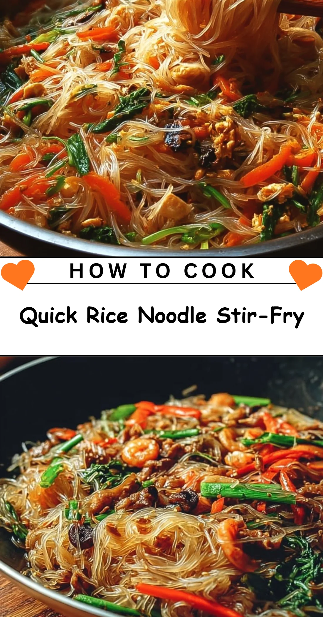 Quick Rice Noodle Stir-Fry
