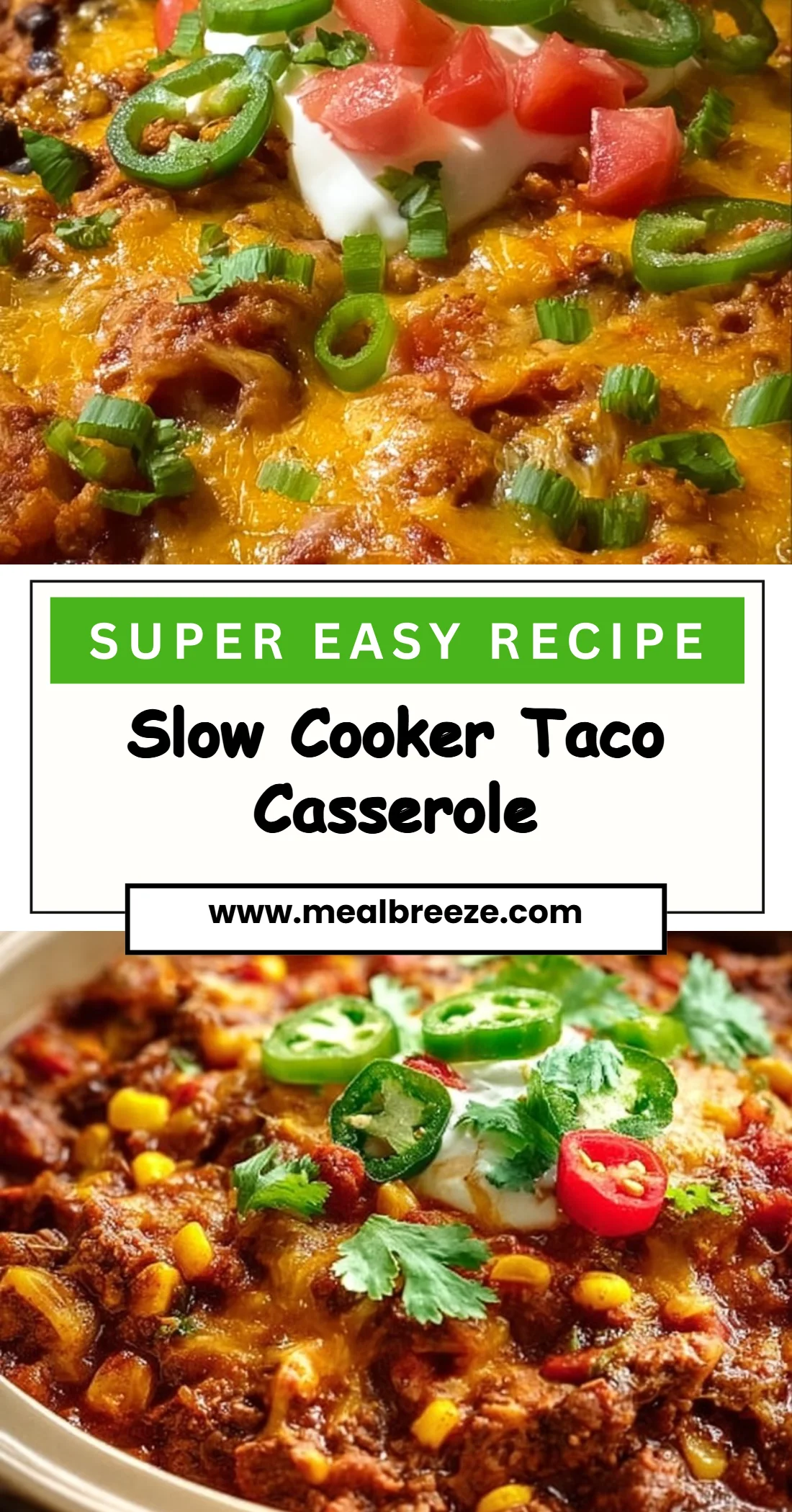Slow Cooker Taco Casserole 4 Slow Cooker Taco Casserole