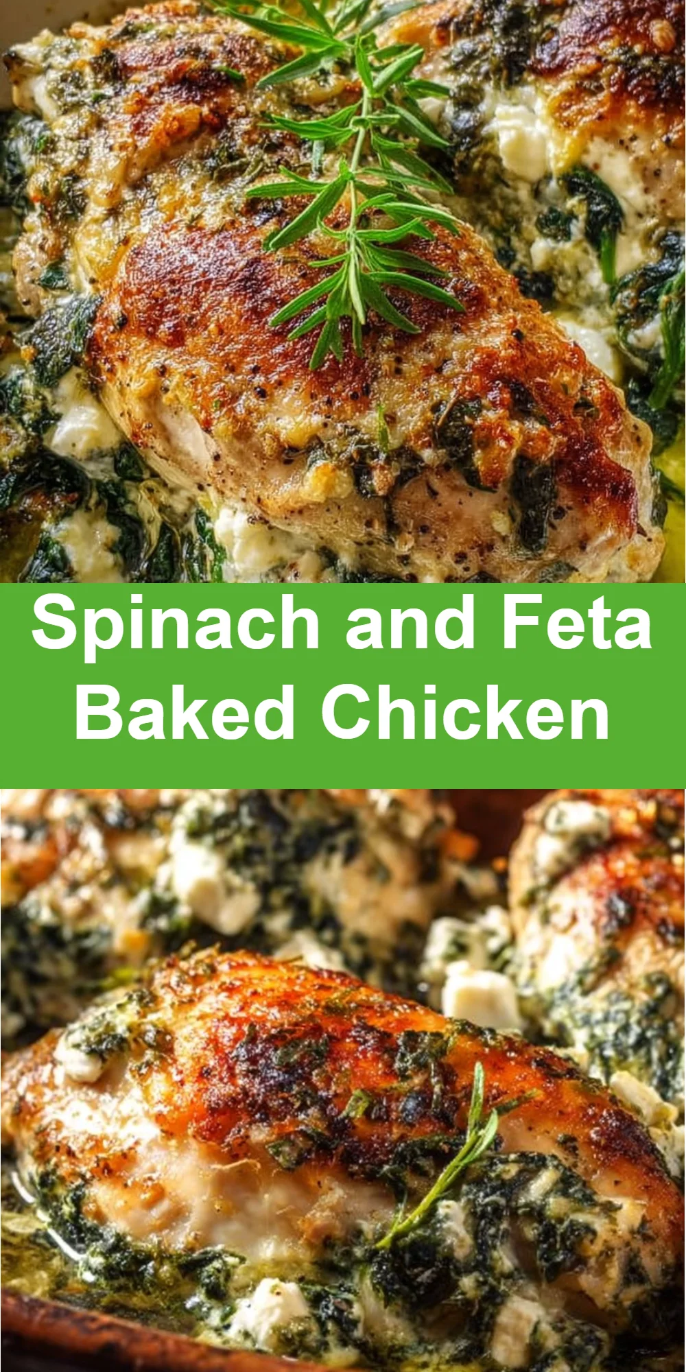 Spinach and Feta Baked Chicken