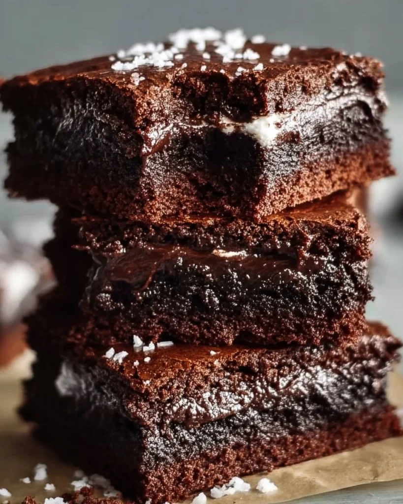 Delicious zero-sugar Greek yogurt brownies fresh out of the oven.