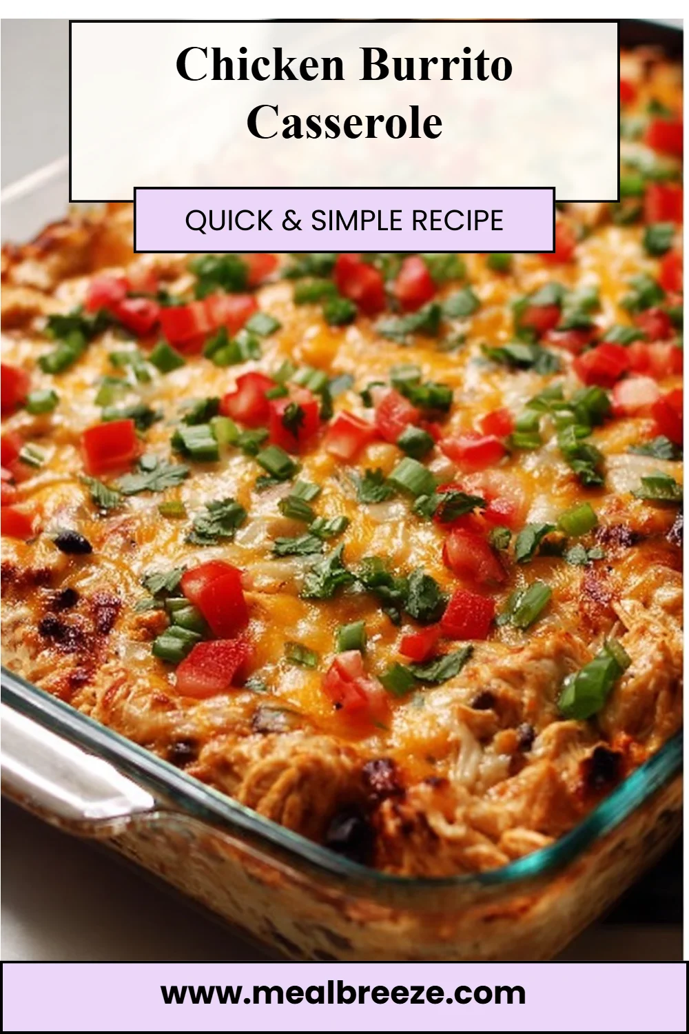 Chicken Burrito Casserole