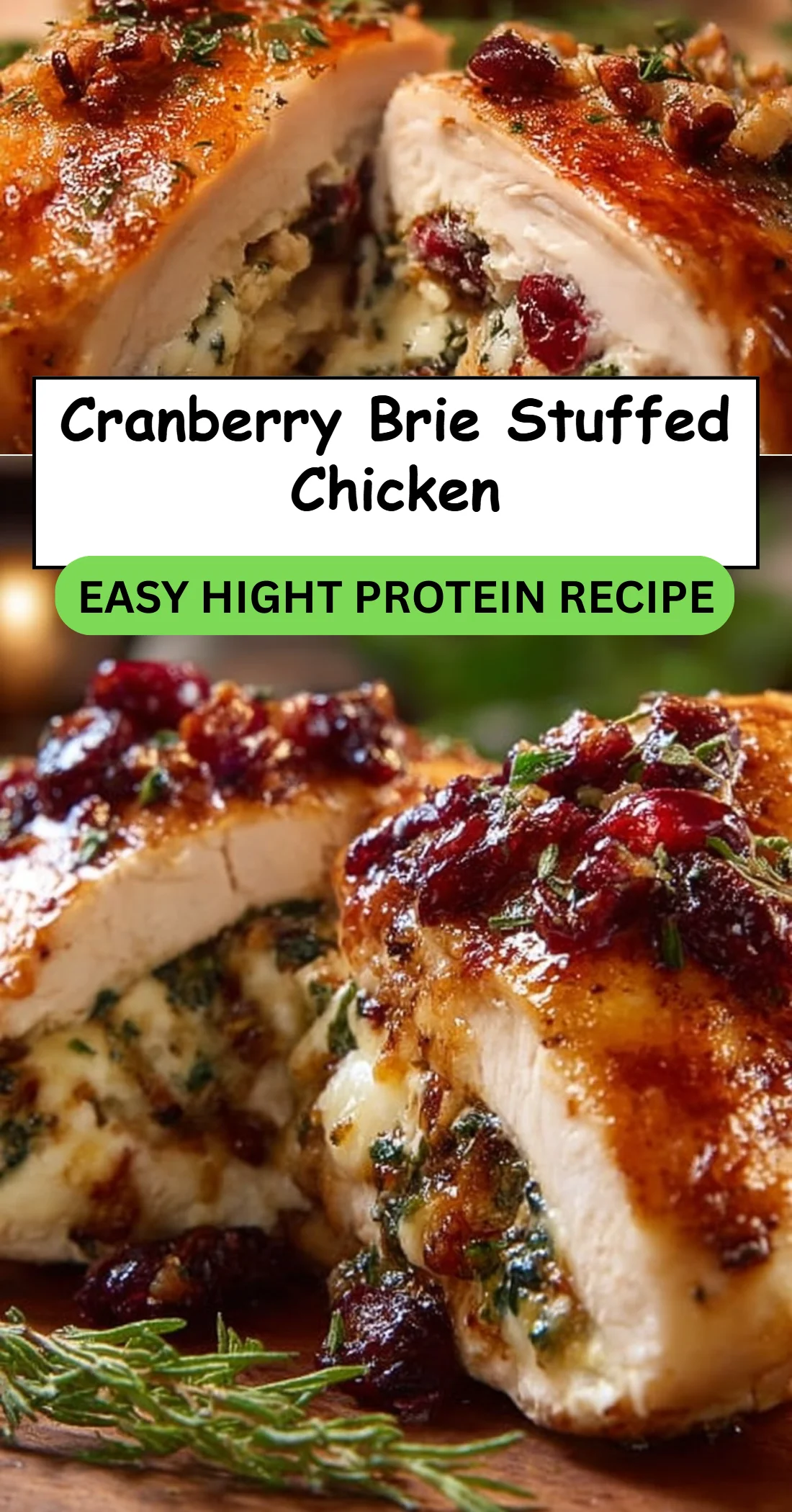 Cranberry Brie Stuffed Chicken 4 Cranberry Brie Stuffed Chicken