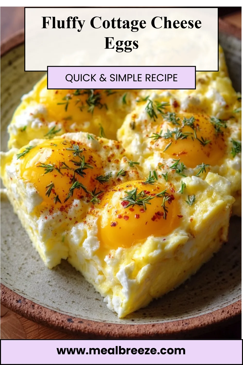 Fluffy Cottage Cheese Eggs