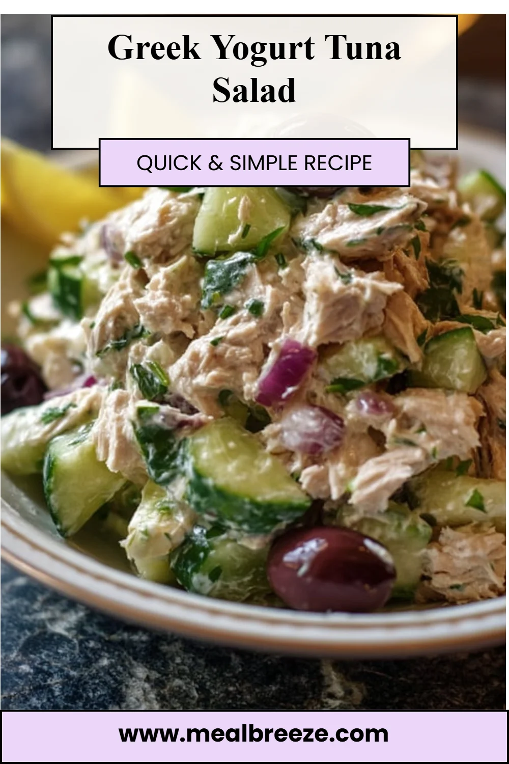 Greek Yogurt Tuna Salad 4 Greek Yogurt Tuna Salad