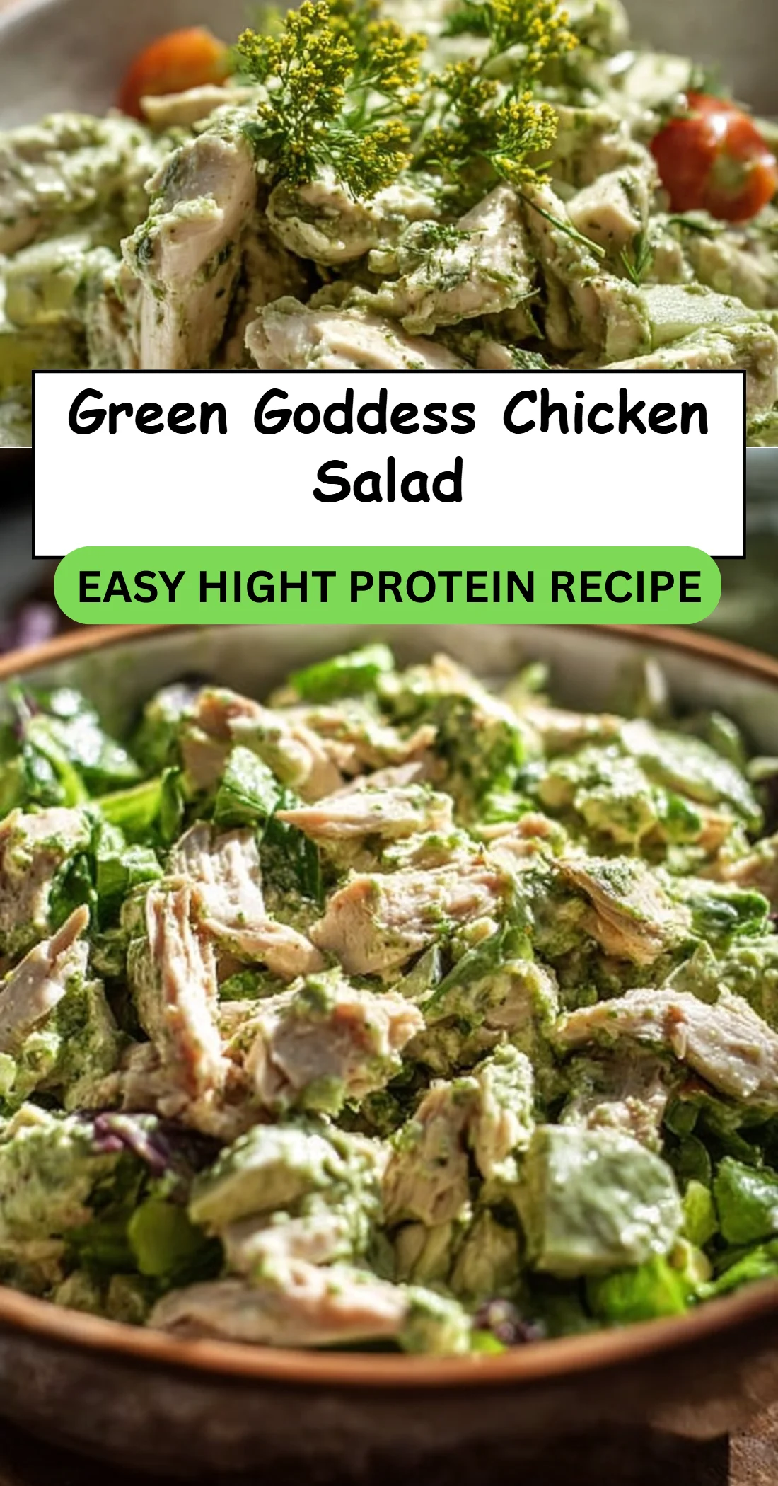 Green Goddess Chicken Salad