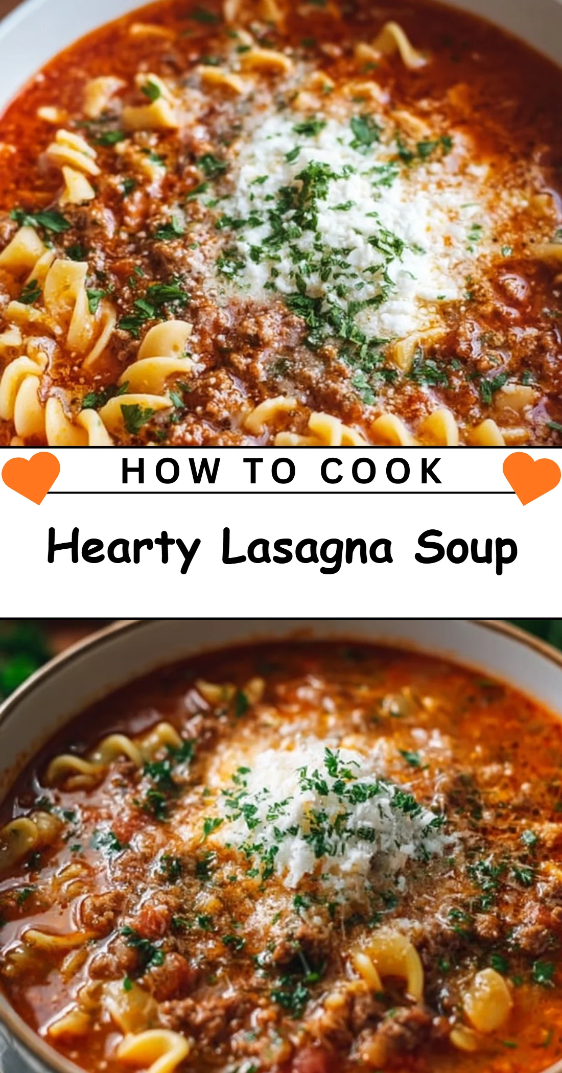 Hearty Lasagna Soup 4 Hearty Lasagna Soup