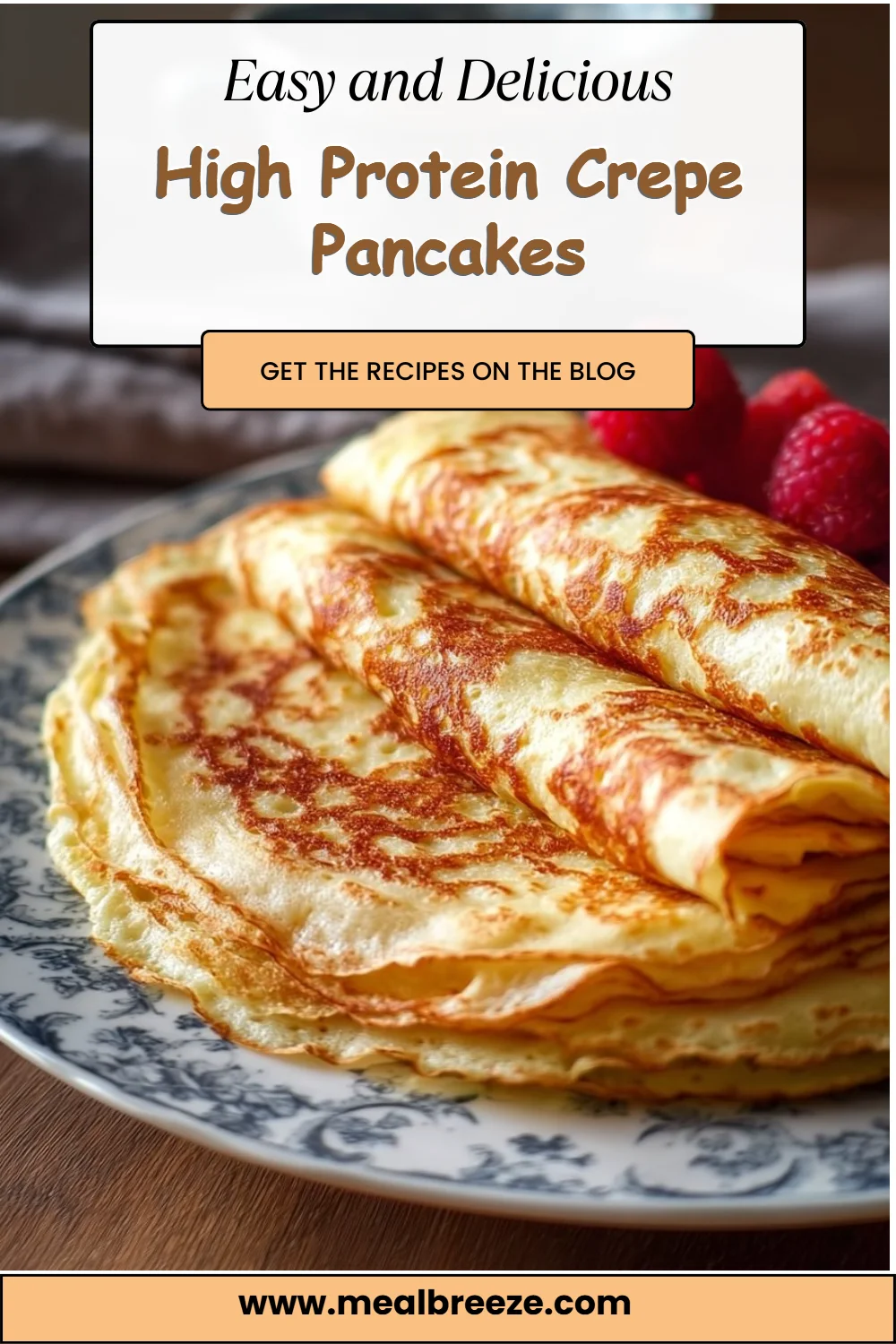 High Protein Crepe Pancakes