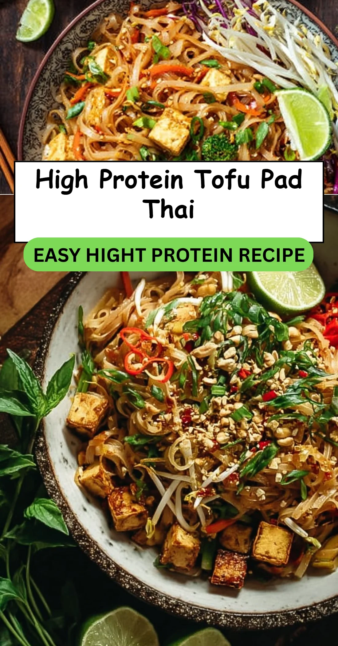 High Protein Tofu Pad Thai 4 High Protein Tofu Pad Thai