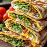 Delicious Keto Crunchwraps with fresh ingredients and low-carb options.