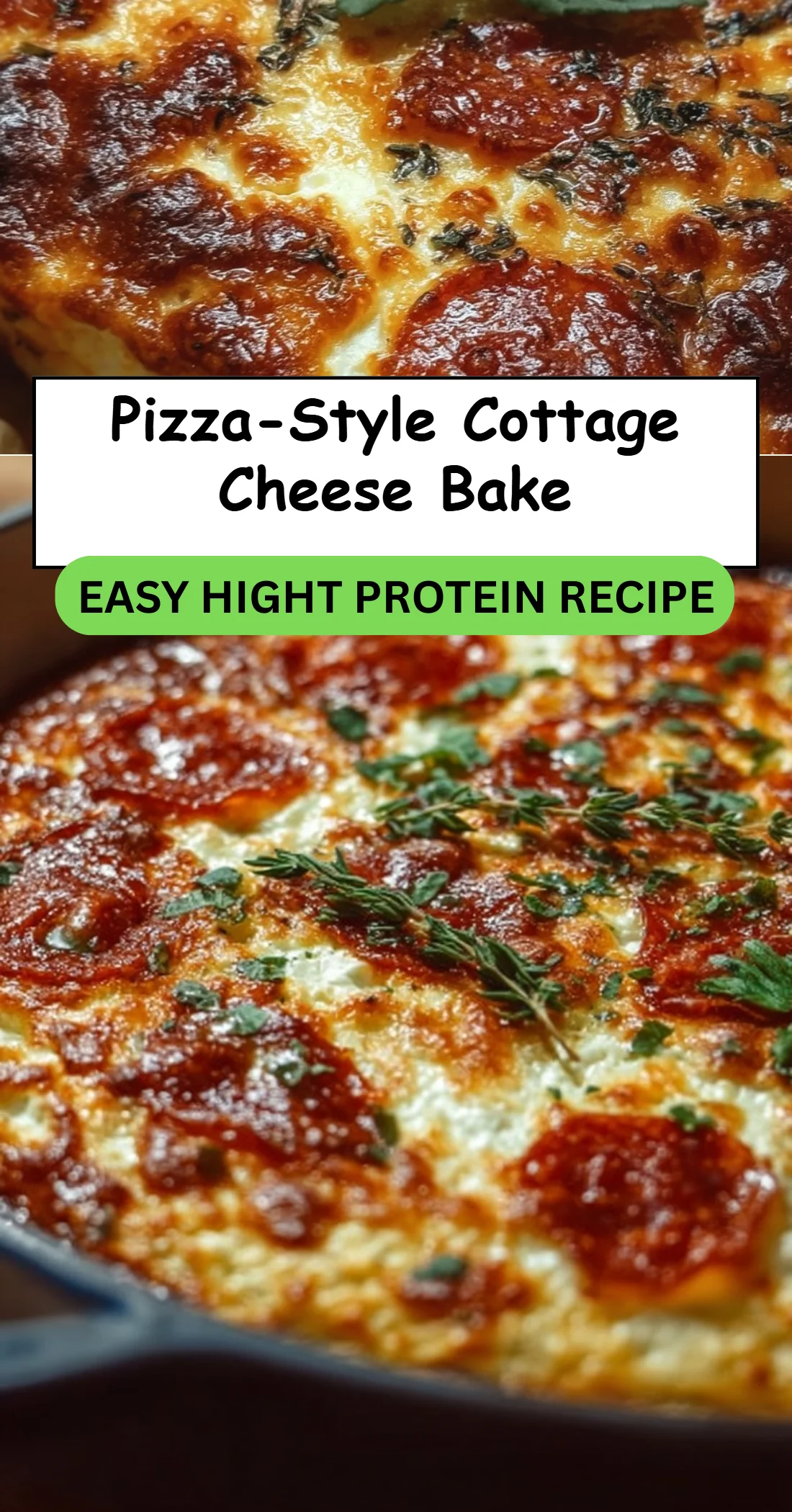 Pizza-Style Cottage Cheese Bake 4 Pizza-Style Cottage Cheese Bake