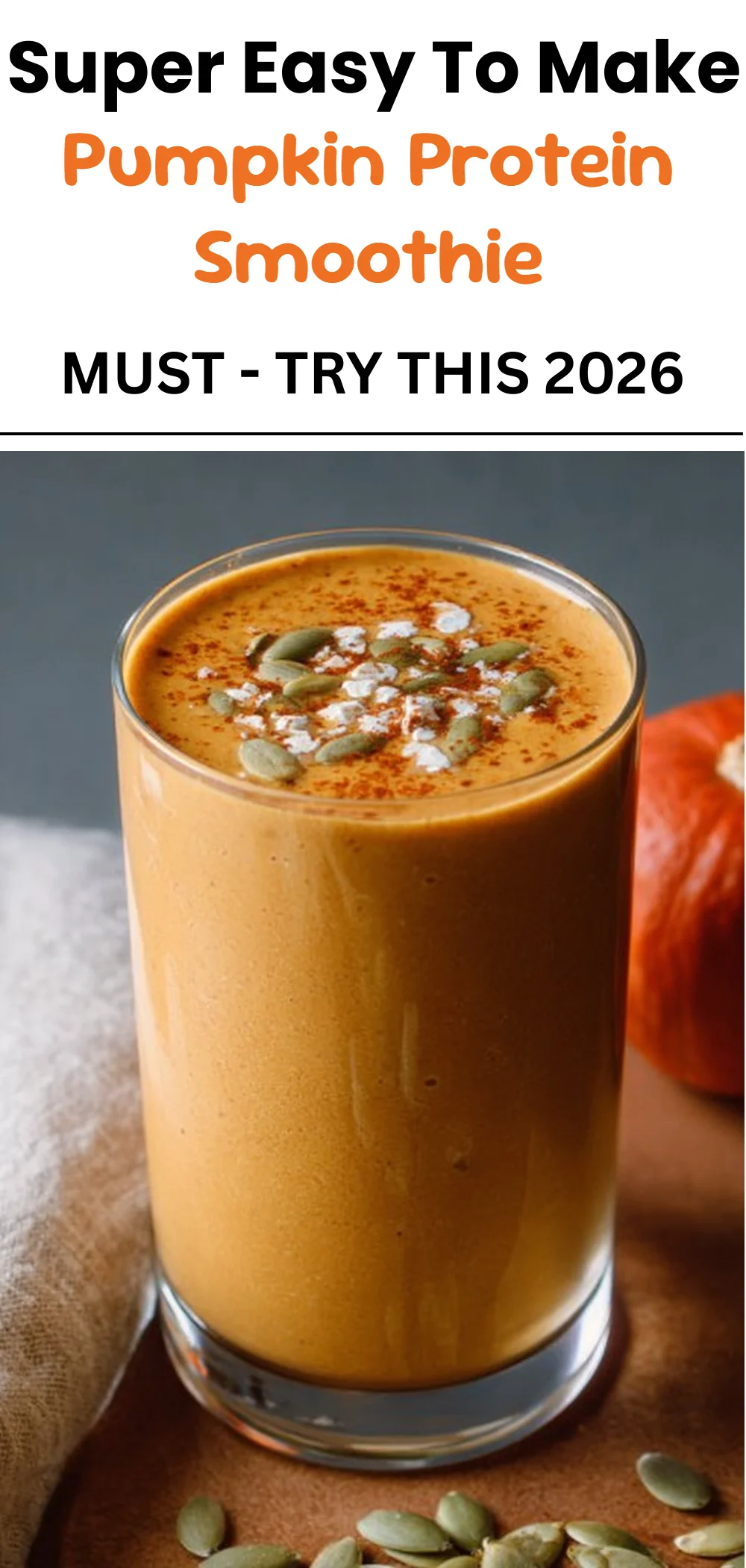 Pumpkin Protein Smoothie