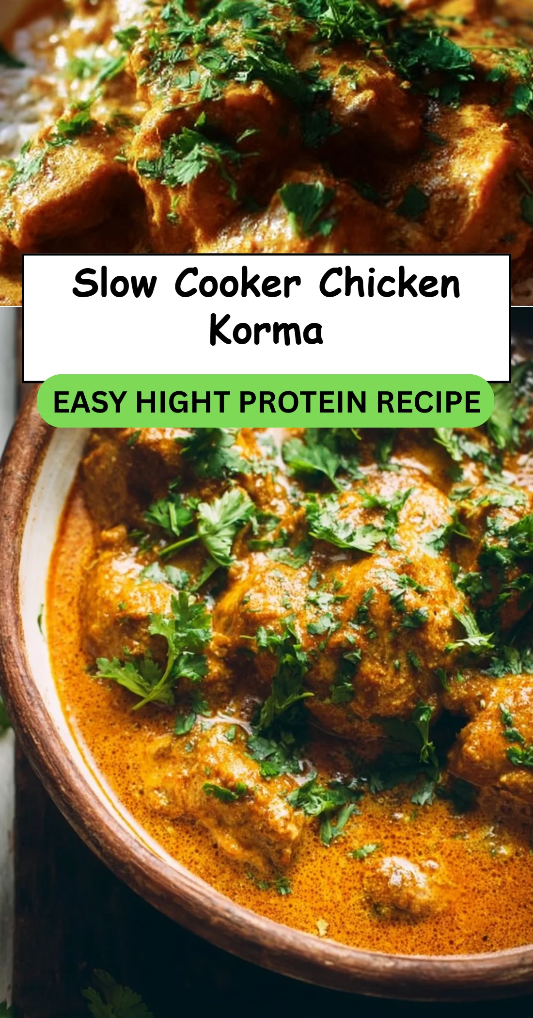 Slow Cooker Chicken Korma