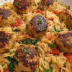 tuscan chicken meatballs and orzo 2026 04 10 190106 683x1024 1